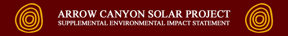Arrow Canyon Solar Project Supplemental Environmental Impact Statement Home Page